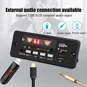 MP3-Decodierplatinenmodul MP3-<span class=keywords><strong>Player</strong></span>-<span class=keywords><strong>Video</strong></span>-<span class=keywords><strong>Player</strong></span>-Decodierkarte FM Mp3 <span class=keywords><strong>USB</strong></span>-SD-Aux-<span class=keywords><strong>Decoder</strong></span>-Karte