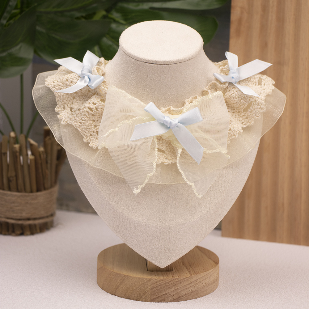 Blue large bow style
