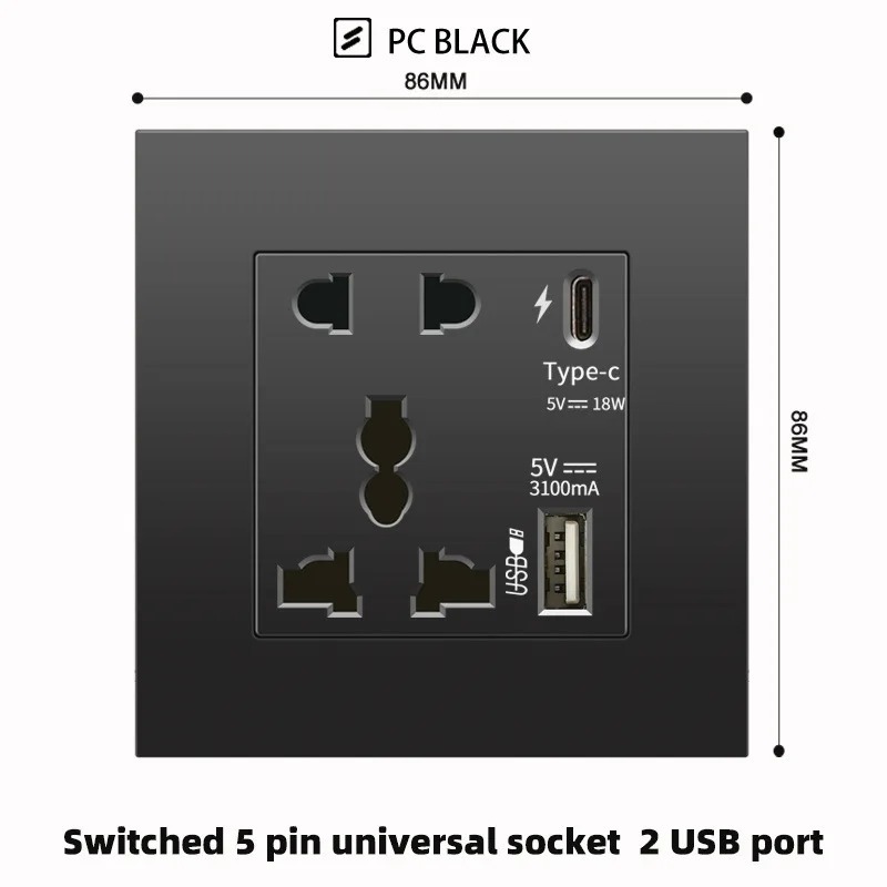 1gang 5pin-AC