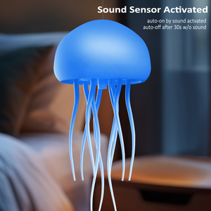 Senya-Pro Năng Động Sứa Đèn Điều Khiển Bằng Giọng Nói Ánh Sáng Ban Đêm Với 9 Nhảy Múa Chân RGB Gradient Có Thể Sạc Lại Bảng Đèn Cho Cạnh Giường Ngủ - Product Image 2