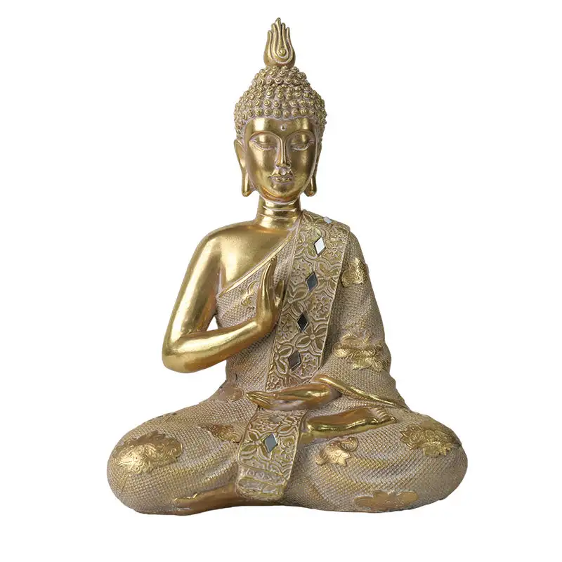 홈 장식에 대 한 앉아 부처님 입상 종교 부처님 수 지 동상