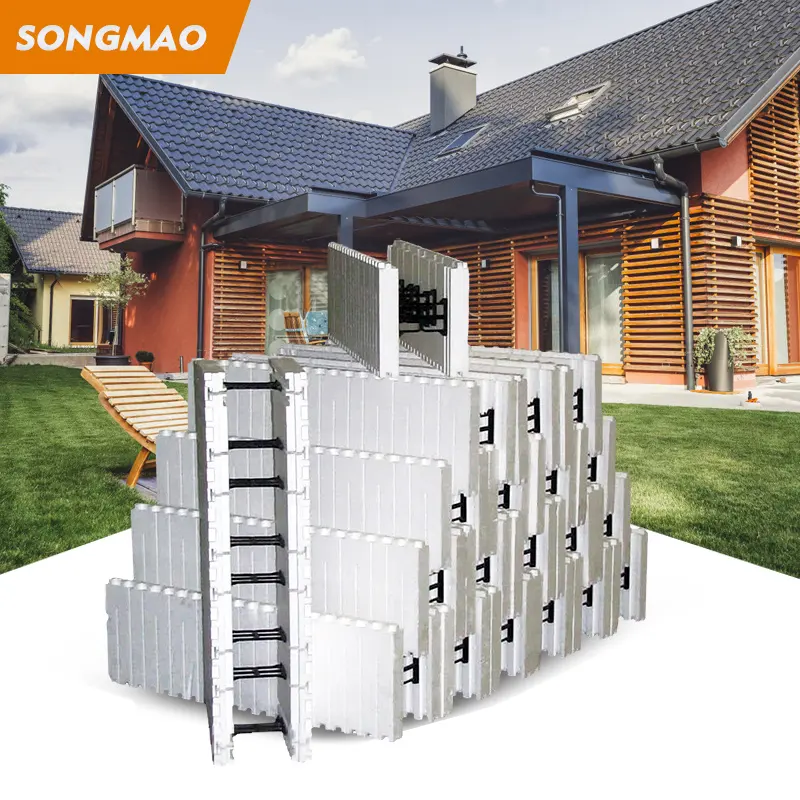 SONGMAO usine ICF panneau EPS blocs de béton blocs icf blocs isolé formes de béton