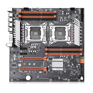 X79คู่สำหรับ Jingsha สก์ท็อปเมนบอร์ด2011ขาเกมสตูดิโอหลายเปิดคอมพิวเตอร์ Xeon E5 2680 V2ทดสอบที่สมบูรณ์แบบ - Product Image 1