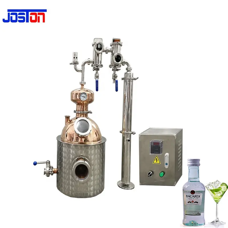 Destilador de acero inoxidable JOSTON 20l usado, destilador de alcohol, equipo de brandy