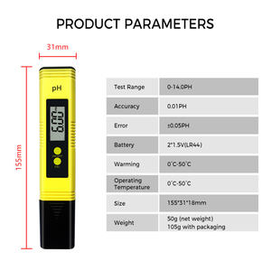 ผลิตภัณฑ์ใหม่ความแม่นยำสูงทดสอบปากกาตรวจจับแบบพกพา <span class=keywords><strong>PH</strong></span> <span class=keywords><strong>Meter</strong></span> - Product Image 3
