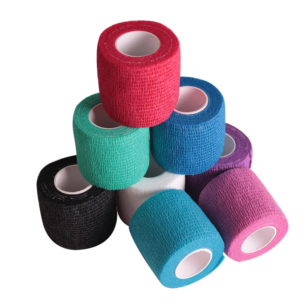 Großhandel Tattoo Bandage klebende elastische Bandage Rolle selbstklebendes Band Sport atmungsaktiv neues Produkt 2024 Tattoo Bandage