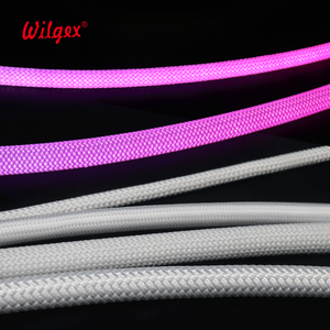 ผ้าเนื้อซิลิกอนไฟ LED แถบ rgbic D22มม. ไฟนีออนวงกลม360องศาสำหรับกลางแจ้ง - Product Image 6