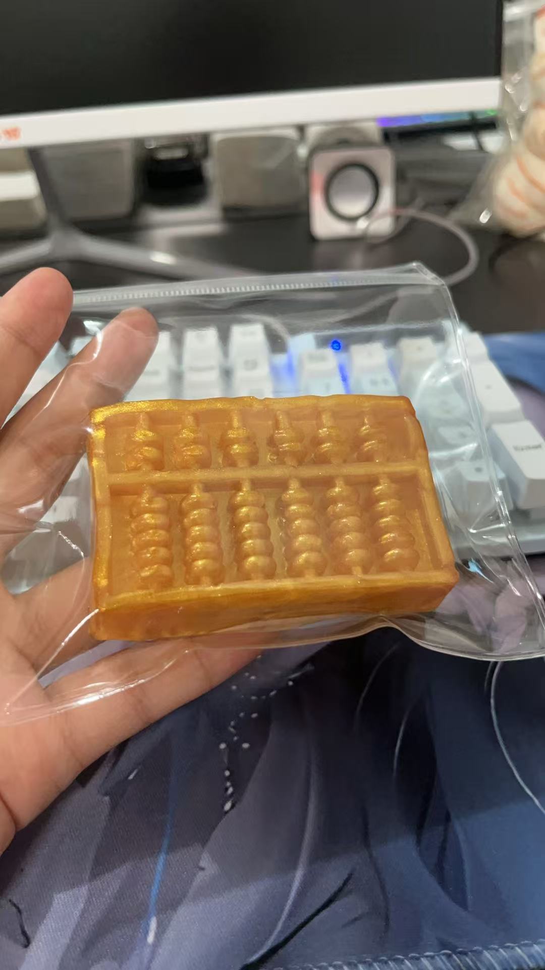 Boulier doré simulé