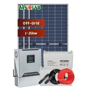 木田1kw 3kw 5kw离网太阳能电池板电池系统家庭太阳能系统 - Product Image 5
