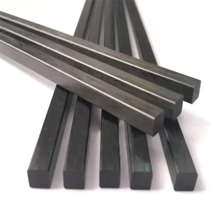 12K Tairyfil 12K Solid Carbon Fiber Rechthoekige Staaf Carbon Fiber Gitaar Hals Staven