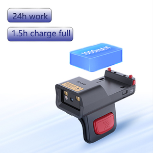 MEFERI MS300R Android Hands-free Industrial bar <strong>Code</strong> Reader Wireless bluetooth Barcode Scanner Finger Ring 2D <strong>Qr</strong> <strong>Code</strong> Scanner - Product Image 4