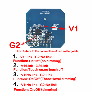 Nuevo DC12V 24V Sensor inteligente Interruptor de luz LED Tablero de madera Módulo de Interruptor táctil penetrable para gabinete Suministros de equipos de luz LED - Product Image 3