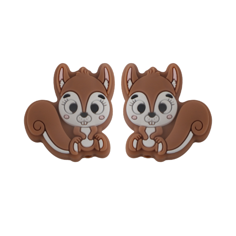 Squirrel Focal bead Camel SA124