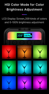 Ulanzi VL49ไฟวิดีโอ LED ขนาดเล็ก RGB แบบชาร์จไฟได้สำหรับกล้อง OSMO Action GoPro 10 9 8 iPhone 13 12 PRO MAX 11 x XS - Product Image 4