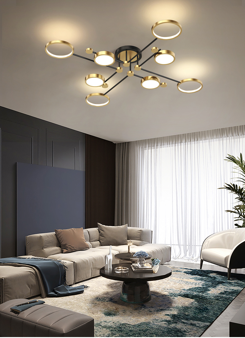 2021 new arrival modern Fashion 38W nordic led ceiling light home for living room bedroom lamp kids ceiling  lamp