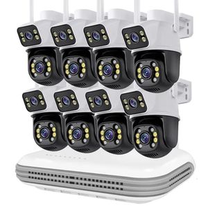 Icsee Xmeye 6MP 8CH Kit de cámara de seguridad inalámbrica para el hogar con Audio bidireccional Wifi Ptz Network y sistema Nvr para monitoreo del hogar - Product Image 1
