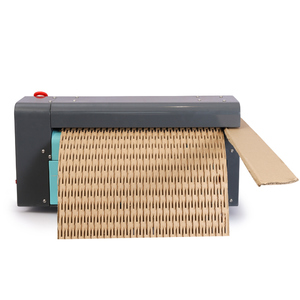 350mm Non Solution <strong>Recyclable</strong> Corrugated Cutting Small Cardboard Shredder Replacing Plastic Packaging Machine - Product Image 2