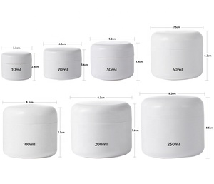 二重壁PPジャー100ml200ml250ml500mlフェイスハンドヘアスキンケアローションドームリップスクラブプラスチッククリームジャー化粧品容器