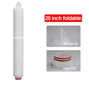 Water Filtration System 0.1 Micron <strong>PP</strong> Cartridge Folded <strong>Filter</strong> Element <strong>pp</strong> Cotton Yarn <strong>String</strong> Wound <strong>Filter</strong> - Product Image 5