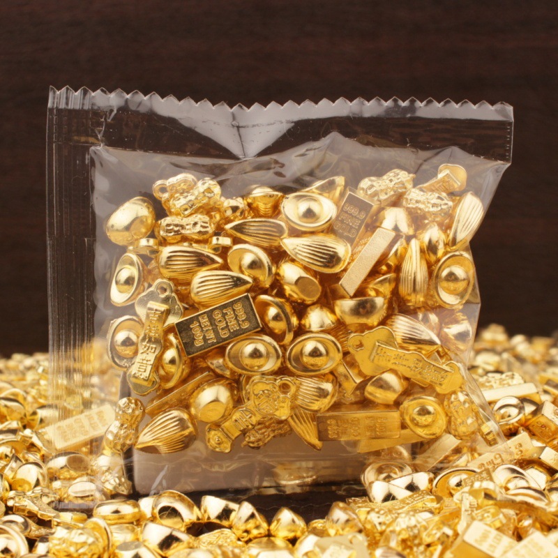 Perles en plastique mélangées colorées, 20 g par paquet