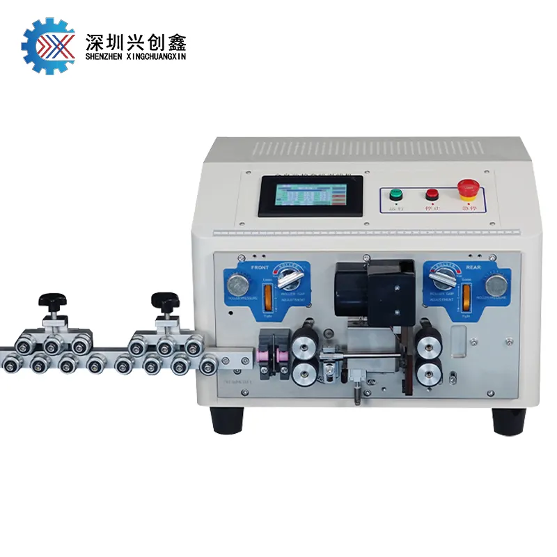 Cable Cut And Strip Equipment Od 7Mm 8 Cores Electric Wire Insulation Remover Multi-Core Cable Stripping Machine