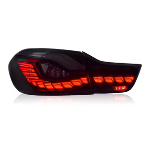 Şeffaf kırmızı Lens jujuaraba işık 12v yeni durum LED arka lambası-2014 2020 k ile BMW için h1 4 serisi 8000 - Product Image 1