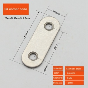 Утолщенный угловой фиксатор из нержавеющей стали - Product Image 3