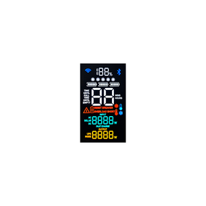 Benutzer definierte Größe Monochrom-LCD-Anzeige modul 7-Segment-Anzeige Miniatur-Kreis Sieben-Segment Tn Htn Stn Va Btn-Bildschirm - Product Image 1