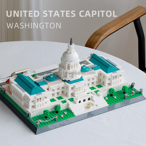 5235 United States Capitol Building Plastic Model Kit Educational <strong>Toy</strong> for Kids to Assemble Inspired by Washington D.C. America - Product Image 3