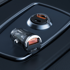 40ワットUsbcカーチャージャー12/24ボルトUsb CとQ3.0急速充電LEDライトQc3.0タイプ12v電圧Dogde上海電話付き - Product Image 2