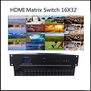 工厂16进32出视频矩阵开关1080p机架安装HDCP 1.3 16X32视频矩阵切换器，带IP控制器和应用程序 - Product Image 3