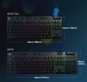 罗技G913 TKL RGB游戏玩家游戏防水键盘无线机械键盘 - Product Image 2