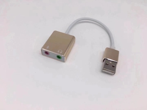 Aux Jack <strong>Headphone</strong> Audio Adapter Sound Card for Mobile Phones Computer Desktop Pc Tablet <strong>With</strong> Extension Cable - Product Image 3