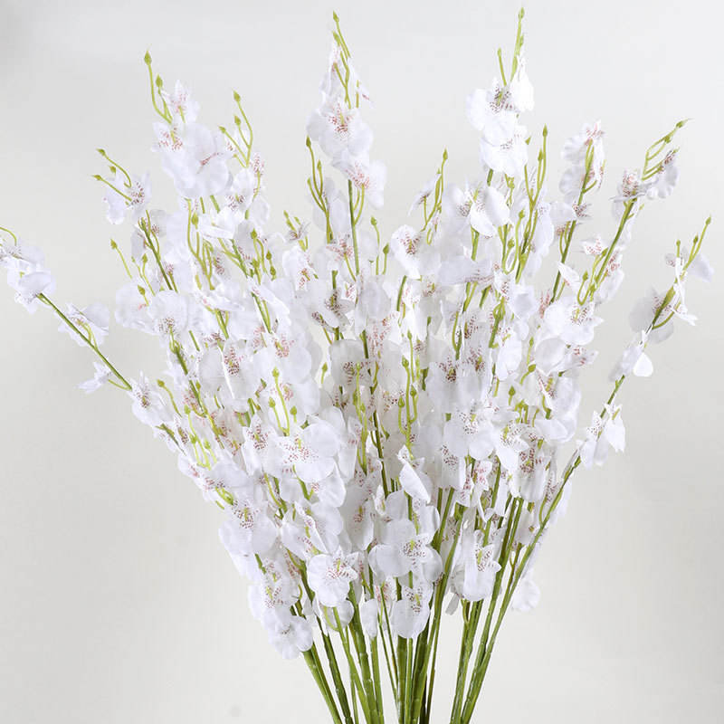 Trois broches Style court Blanc