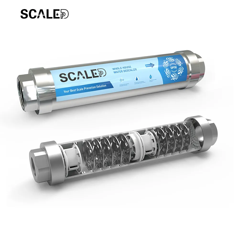 ScaleDp Lavadora Descalcificación y sistema de prevención de incrustaciones Equipo de tratamiento de agua para toda la casa Sistema de tratamiento automático de agua