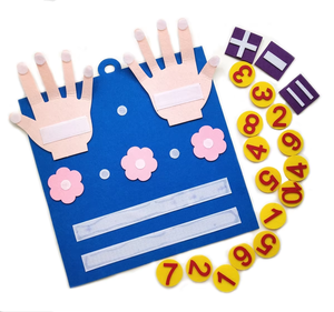Diy教育玩具フェルト指番号数学玩具幼児を数える幼児インテリジェンス忙しいボードを開発する - Product Image 4