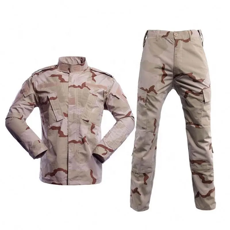 Ropa táctica uniformes ACU hombres Woodland camuflaje Ripstop uniformes de combate