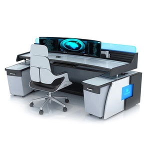 Luci a LED personalizzate, postazioni di lavoro per ufficio, scrivanie per Computer, comando di sicurezza e console operative - Product Image 5