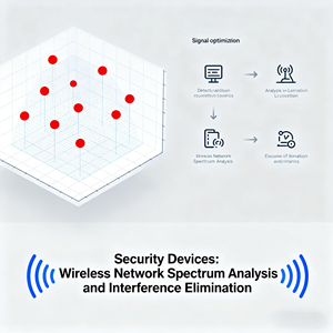 อุปกรณ์รักษาความปลอดภัย: การวิเคราะห์สเปกตรัมเครือข่ายไร้สายและกำจัดการรบกวน - Product Image 2