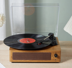 Altavoces estéreo integrados multifunción de gama alta, reproductor de tocadiscos, altavoz de diseño creativo, reproductor de discos de vinilo, discos de película