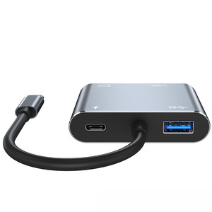 双高清电视USB C集线器至100W PD充电USB 3.0双屏显示适配器坞站，适用于Air Pro笔记本电脑C型分离器 - Product Image 6