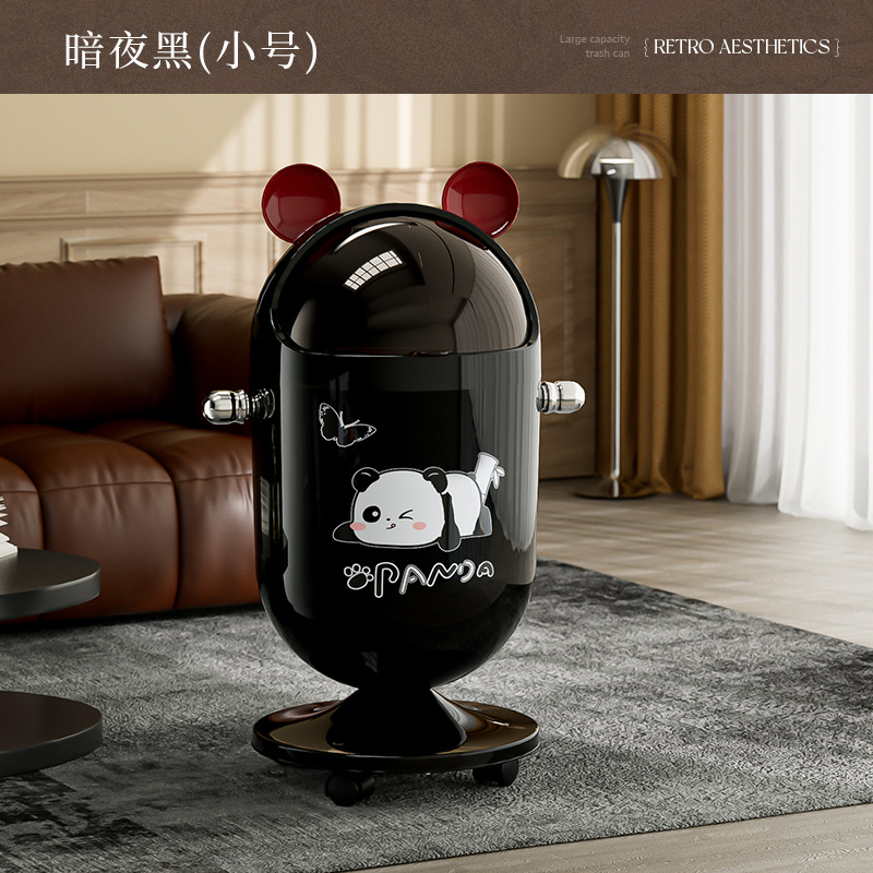 Kung Fu Panda Black 15L with Wheels