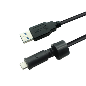 Fabrika yeni ürün USB a erkek tipi C erkek endüstriyel ekipman için su geçirmez veri kablosu ile