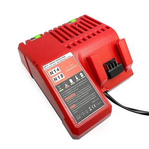 ミルウォーキー14.4V-18Vバッテリーコードレスコンボキット用のN14N18リチウムイオンバッテリー充電器の交換48-11-2420 48-11-1850 - Product Image 1