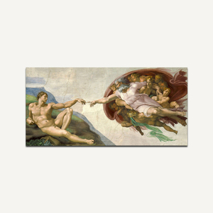 Creation of Adam by <strong>Fresco</strong> of Michelangelo Poster and Prints Decor Living Room Art Work Canvas Paintings - Product Image 3