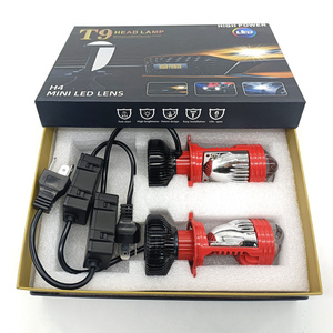 ติดตั้งโปรเจคเตอร์ 100W Dual Beam H4 LED ไฟหน้า Mini 1.8 นิ้ว Bi LED เลเซอร์โปรเจคเตอร์เลนส์สูงต่ํา - Product Image 2