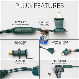 For UL CUL 50/70/<strong>100</strong> <strong>Count</strong> G12 Strawberry Mini LED <strong>String</strong> <strong>Lights</strong> Green Wire 4IN/6IN Spacing Outdoor Commercial Grade