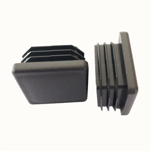 塑料聚氯乙烯聚丙烯定制圆形方形插头内型方管端盖，管端帽 - Product Image 1