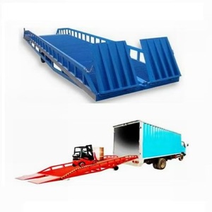 Rampa de muelle hidráulica de 4 toneladas Nueva plataforma de carga móvil de acero Fácil de operar con eslinga de cadena eléctrica Carga y descarga - Product Image 2