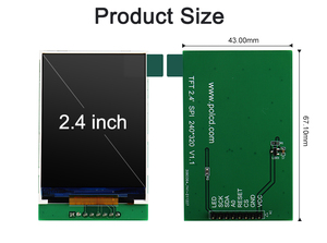 Polcd 2,4 Zoll Mini-Touchscreen-Display 2,4 "TFT-LCD-Module Universal-LCD-Controller-Karte - Product Image 3